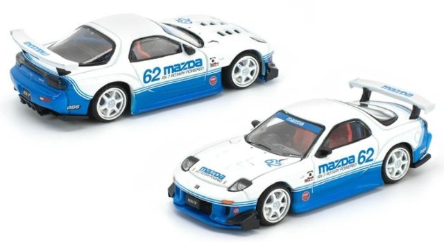 予約 PRE021 Enigma x POP RACE 1/64 マツダ 雨宮 MAZDA RX7 FC3S RE