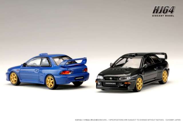 新品 HJ647041BK ホビージャパン 1/64 スバル インプレッサ 22B STi