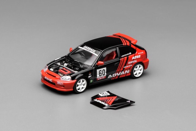 新品 M65026 モーターヘリックス 1/64 ホンダ Civic TYPE R (EK9