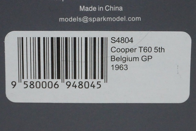1/43 ѡ S4804 ѡ T60 ٥륮GP 5th 1963 #12