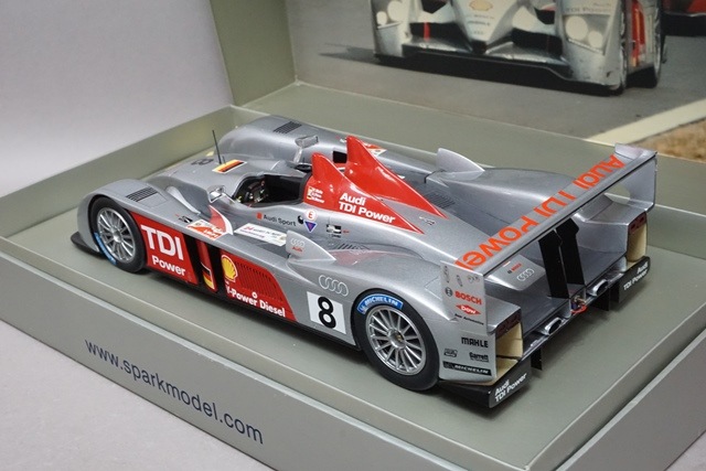 1/18 スパーク S1808 アウディ R10 TDI LM 優勝 2006 #8, Boost Gear