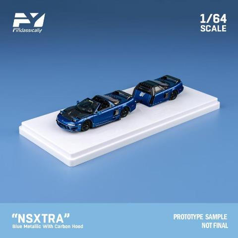 新品 FY64041 Finclassically 1/64 NSXTRA Transparent Blue