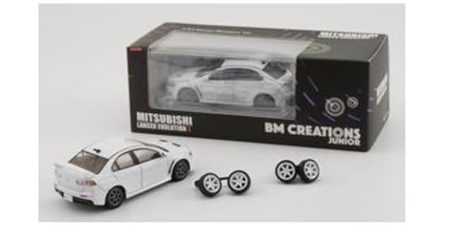 予約 64B0247 BM CREATIONS 1/64 三菱 ランサー EVO X ホワイト
