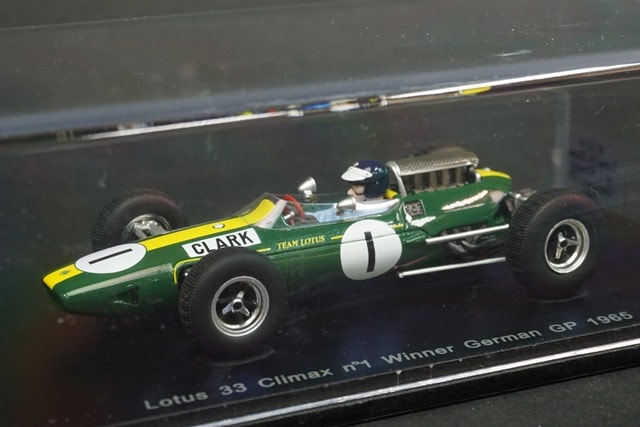 カルーセル１製　ロータス３８　1／１８　１９６５インディー５００優勝車Ｊクラーク カルーセル1製 ロータス38 1／18 1965インディー500優勝車