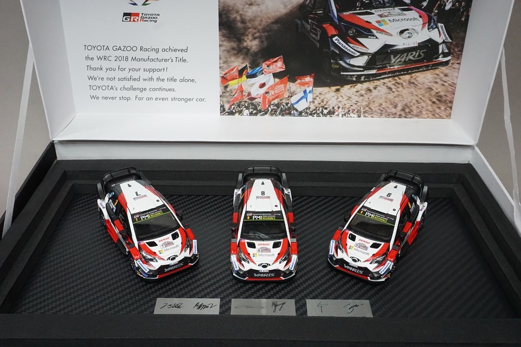 スパークトヨタ ヤリスWRC 2018 チャンピオン獲得記念モデル　750台限定 スパークトヨタ ヤリスWRC 2018 チャンピオン獲得記念モデル 750