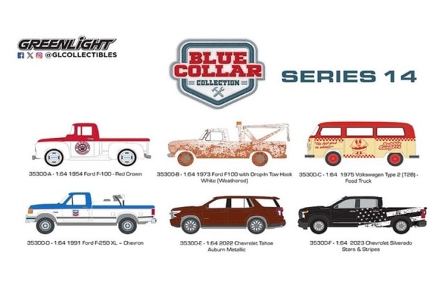 予約 35300 GreenLight 1/64 Blue Collar Collection Series 14 6個