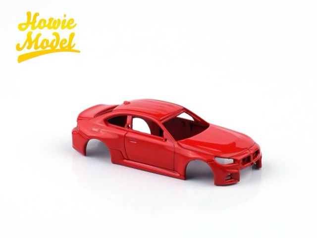 予約 Howie Model 1/64 BMW M2 G87 Toronto Red,Black Wheel, Boost