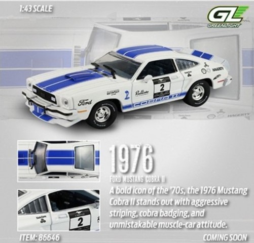 予約 86646 GreenLight 1/43 フォード Ford Mustang Cobra II Stampede