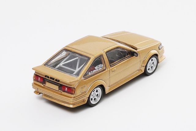 予約 LL-046-201 DCT 1/64 トヨタ Toyota Wide-Body AE86 Gold