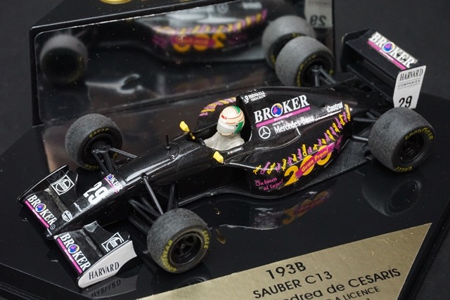 オニキス 1/43 　14台セット　ミニカーまとめ　レーシングカー F1 1/43 オニキス F1 193B ザウバー メルセデス・ベンツ C13 200th