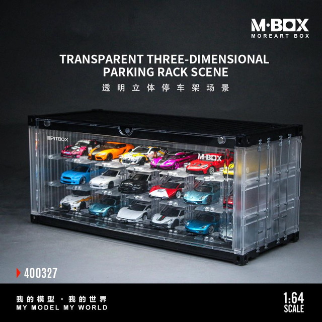 予約 MB400327 MBOX 1/64 CONTAINER MODELSTORAGE SCENE. コンテナ 駐