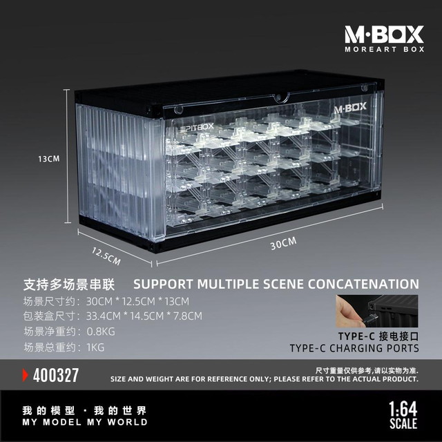 予約 MB400327 MBOX 1/64 CONTAINER MODELSTORAGE SCENE. コンテナ 駐