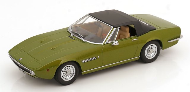 ���� KKDC181302 KK scale 1/18 �ޥ���ƥ� Maserati Ghibli Spyder 1970 lightgreen-metallic