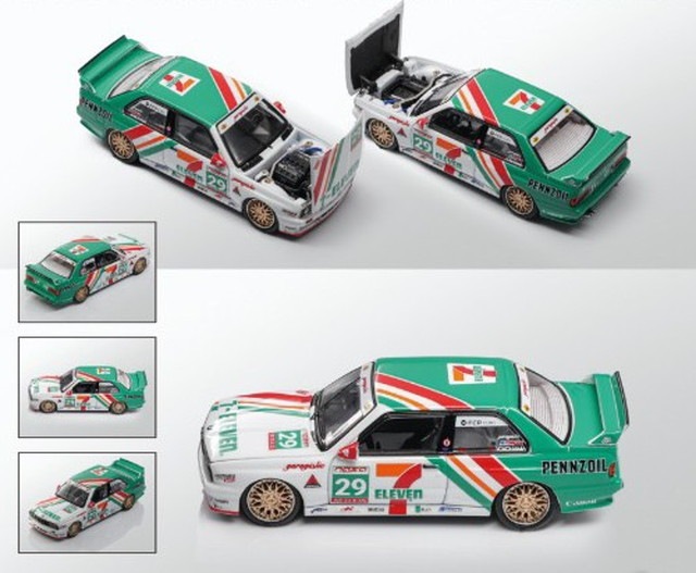 新品 MOKE 1/64 BMW E30 M3 DTM 7-Eleven, Boost Gear ミニカー通販