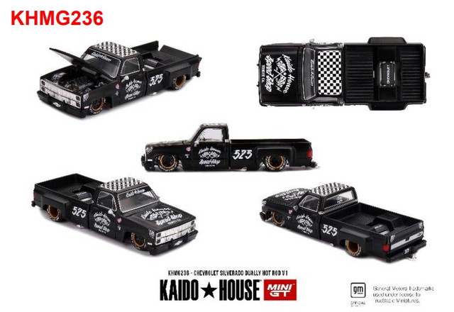 予約 KHMG236 TSM MINI-GT 1/64 シボレー シルバラード Dually Hot Rod