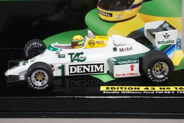 1/43 ミニチャンプス サウディア ウィリアムズ フォード FW08 C 1983 A