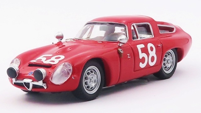�����ò� BEST9067/2 �٥��ȥ�ǥ� 1/43 ����ե� ���ᥪ TZ1 ���륬�ե����ꥪ 1964 3�����޼� #58 Bussinello / Todaro