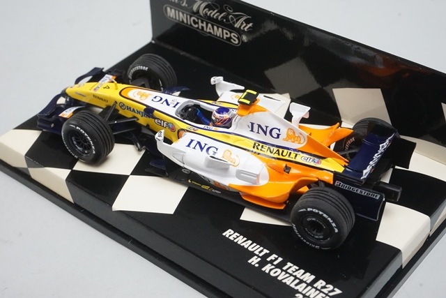 1/43 �ߥ˥����ץ� 400070004 ��Ρ� F1������ R27 2007 #4 H.���Х饤�ͥ�