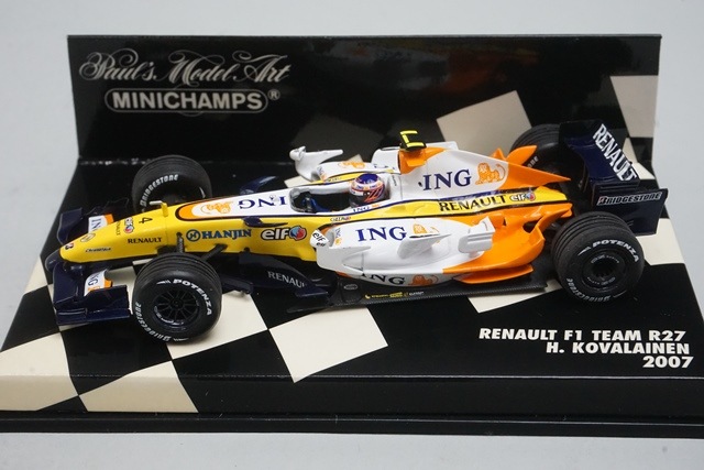 1/43 �ߥ˥����ץ� 400070004 ��Ρ� F1������ R27 2007 #4 H.���Х饤�ͥ�