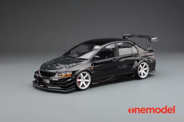���� 20C03-25 onemodel 1/18 ��ɩ VOLTEX EVO IX Carbon bonnet Ver. Black