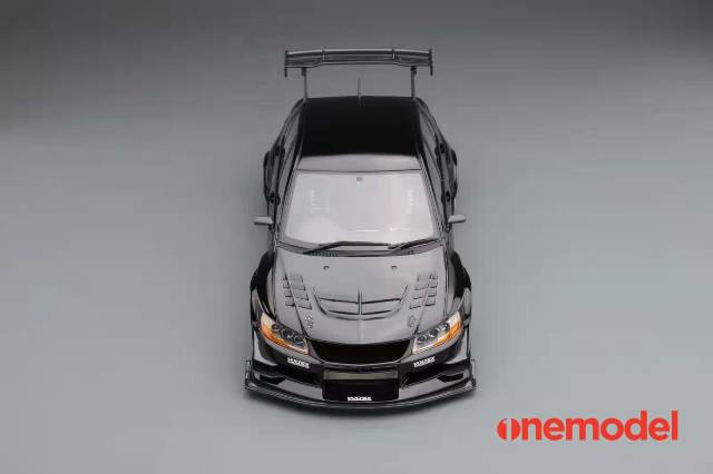 ���� 20C03-25 onemodel 1/18 ��ɩ VOLTEX EVO IX Carbon bonnet Ver. Black