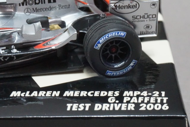 1/43 ミニチャンプス 530064344 マクラーレンメルセデス MP4-21 2006 G