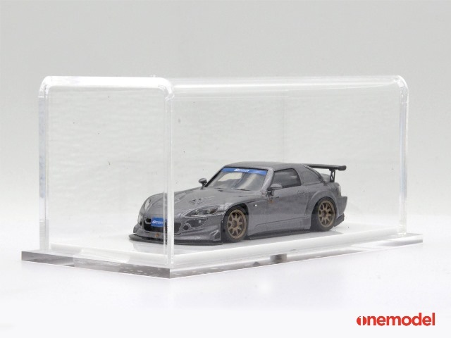 限定 ONEMODEL S2000 ミニカー 1/64 onemodel 1/64 HONDA S2000 SPOON STREET Ver. Black - ミニカー