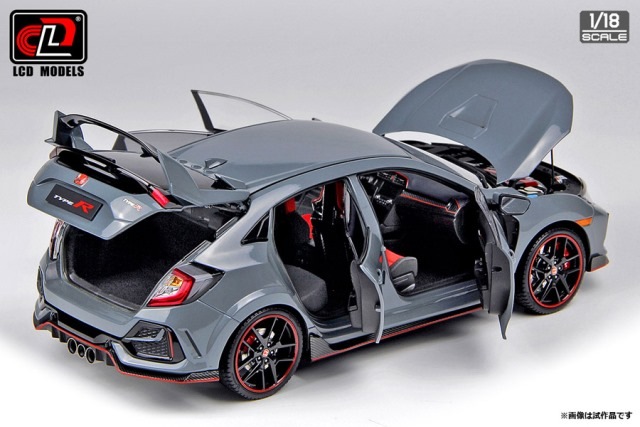 新品 LCD18005B-GR LCD 1/18 ホンダ シビック タイプR グレー , Boost