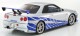 ���� KSR12007A ���� 1/12 ���� Nissan �������饤�� R34 GT-R 2001 " Fast & Furious " (����С�/�֥롼���ȥ饤��) 