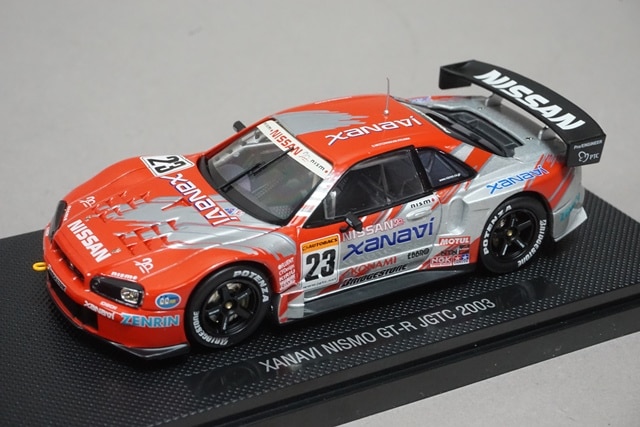 ミニカー GUSSAN 1/43 エブロ P414 ザナヴィ ニスモ GT-R JGTC 2003 #23, Boost Gear