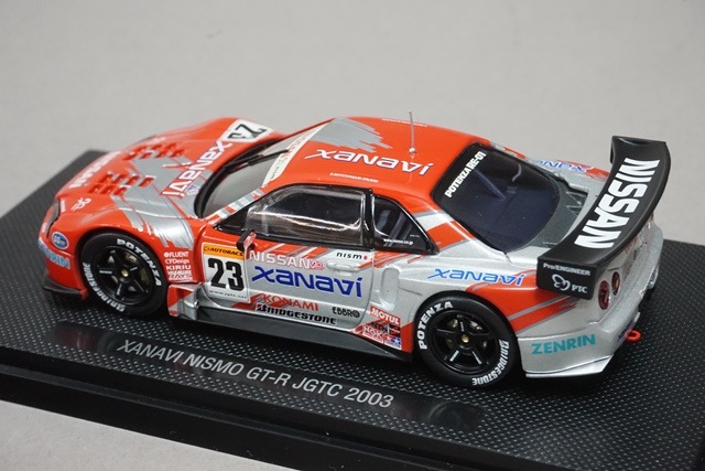 1/43 エブロ P414 ザナヴィ ニスモ GT-R JGTC 2003 #23, Boost