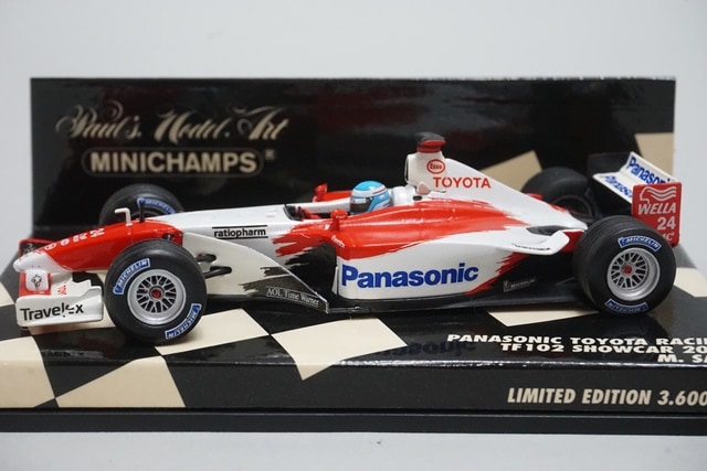 1/43 ミニチャンプス 400020074 パナソニック トヨタ レーシング TF102