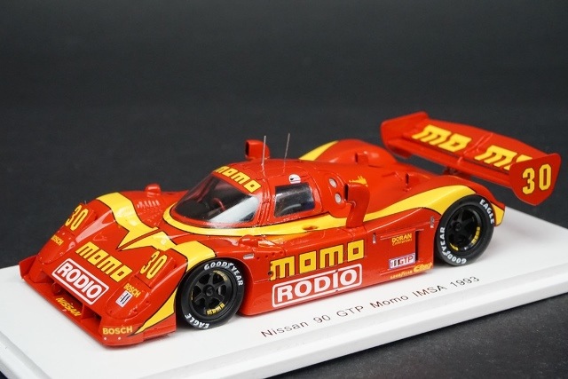 1/43 スパーク S3884 日産 NTP-90 momo #30 IMSA 1993 G.Moretti - D