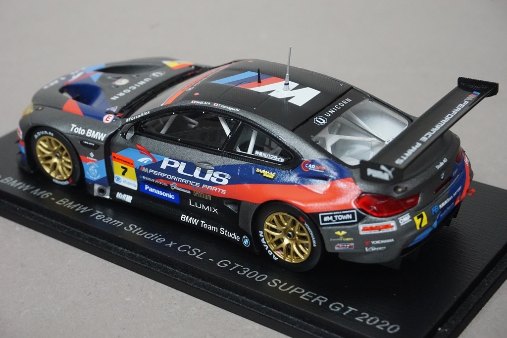 1/43 スパーク SGT005 Studie BMW M6 GT300 スーパーGT 2020 #7, Boost