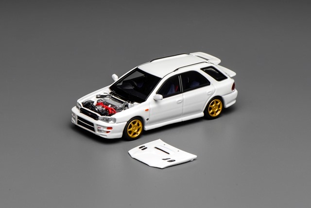 新品 M67102 モーターヘリックス 1/64 スバル lmpreza Wagon WRX STi