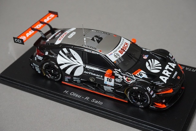 1/43 スパーク SGT154 ホンダ ARTA 無限 シビック タイプ R-GT GT500