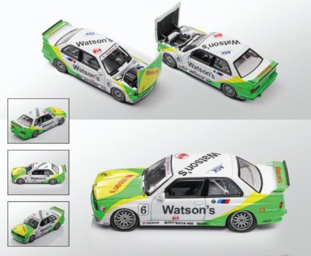 新品 MOKE 1/64 BMW E30 M3 DTM PLATZ MACAU 1991 