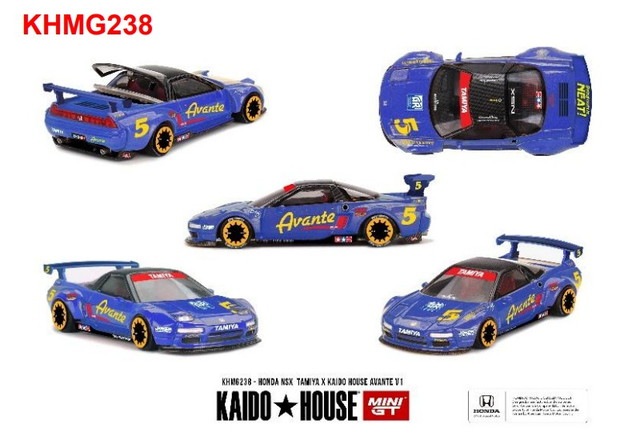 予約 KHMG238 TSM MINI-GT 1/64 ホンダ Honda NSX TAMIYA x KAIDO