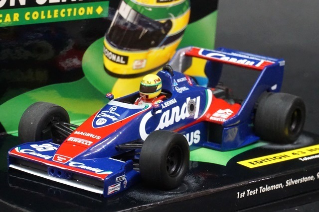 ミニチャンプス トールマン ハート TG183B A.セナ ウェザリング仕様 ミニチャンプス 1/43 トールマン ハート TG183B アイルトン