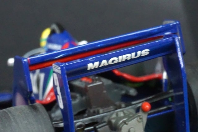 1/43 ミニチャンプス 540834335 トールマンハート TG183B A.セナ
