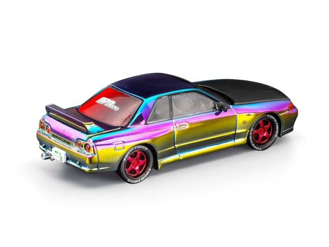 新品 S23-APAxpo2025 POP RACE × XCARTOYS 1/64 日産 GT-R R32 AIT