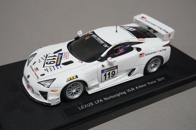 1/43エブロ 44631 レクサス LFA ニュルブルクリンク VLN 4hレース 2011