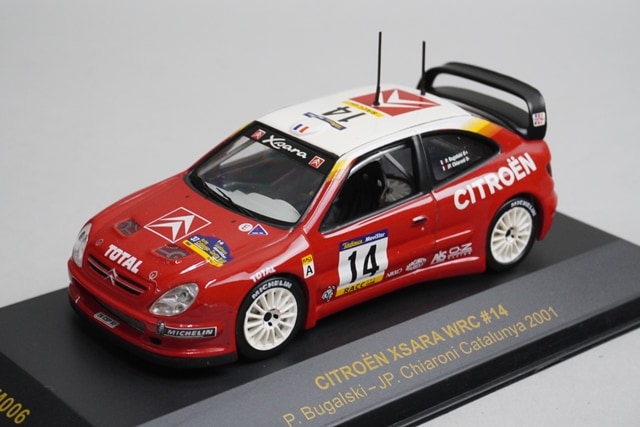 1/43 イクソ RAM006 シトロエン クサラ WRC カタルーニャ 2001 #14 P