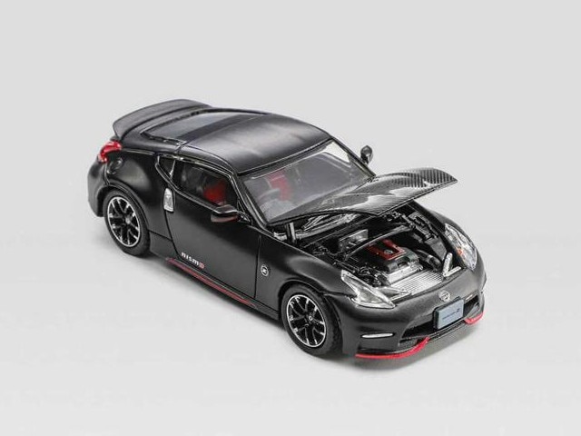予約 Fuji 1/64 フェアレディ Fairlady Z Z34 370z Black Carbon Cover