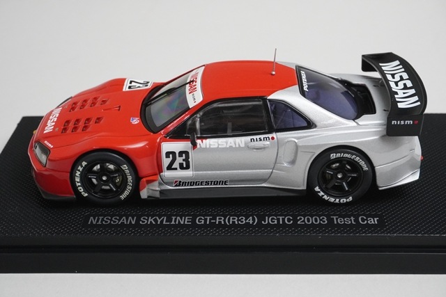 1/43 エブロ P415 日産 スカイライン GT-R (R34) JGTC 2003 テストカー