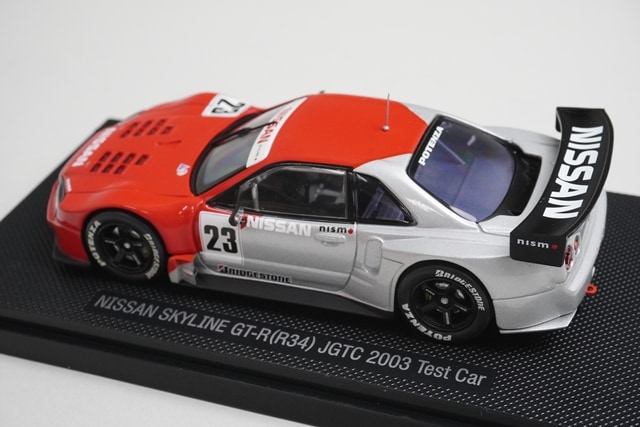 1/43 エブロ P415 日産 スカイライン GT-R (R34) JGTC 2003 テストカー