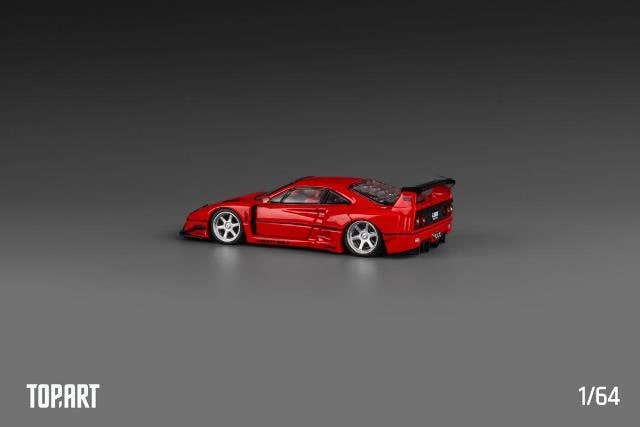 新品 TP0003 TopArt MODEL 1/64 LBWK F40 Red, Boost Gear