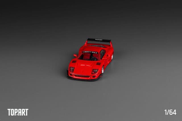 新品 TP0003 TopArt MODEL 1/64 LBWK F40 Red, Boost Gear ミニカー通販