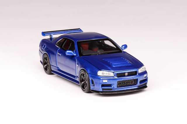 新品 M63416 モーターヘリックス 1/64 NISMO R34 GT-R Z-tune Bayside