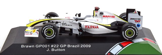★絶版！ミニチャンプス 1/43 ￼￼ブラウンGP 09 ショーカーJB 新品 CMR43F1002 CMR 1/43 Brawn GP BGP 001 GP Brazil ワールド